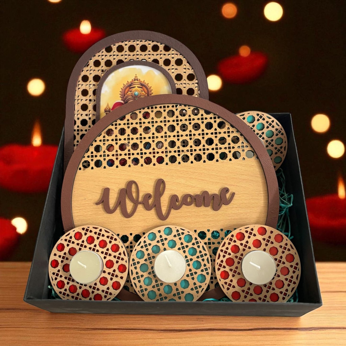 The Rattan Styled Diwali Hamper