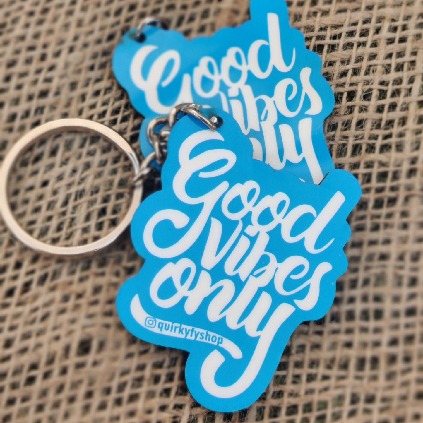 Good Vibes Only Keychain
