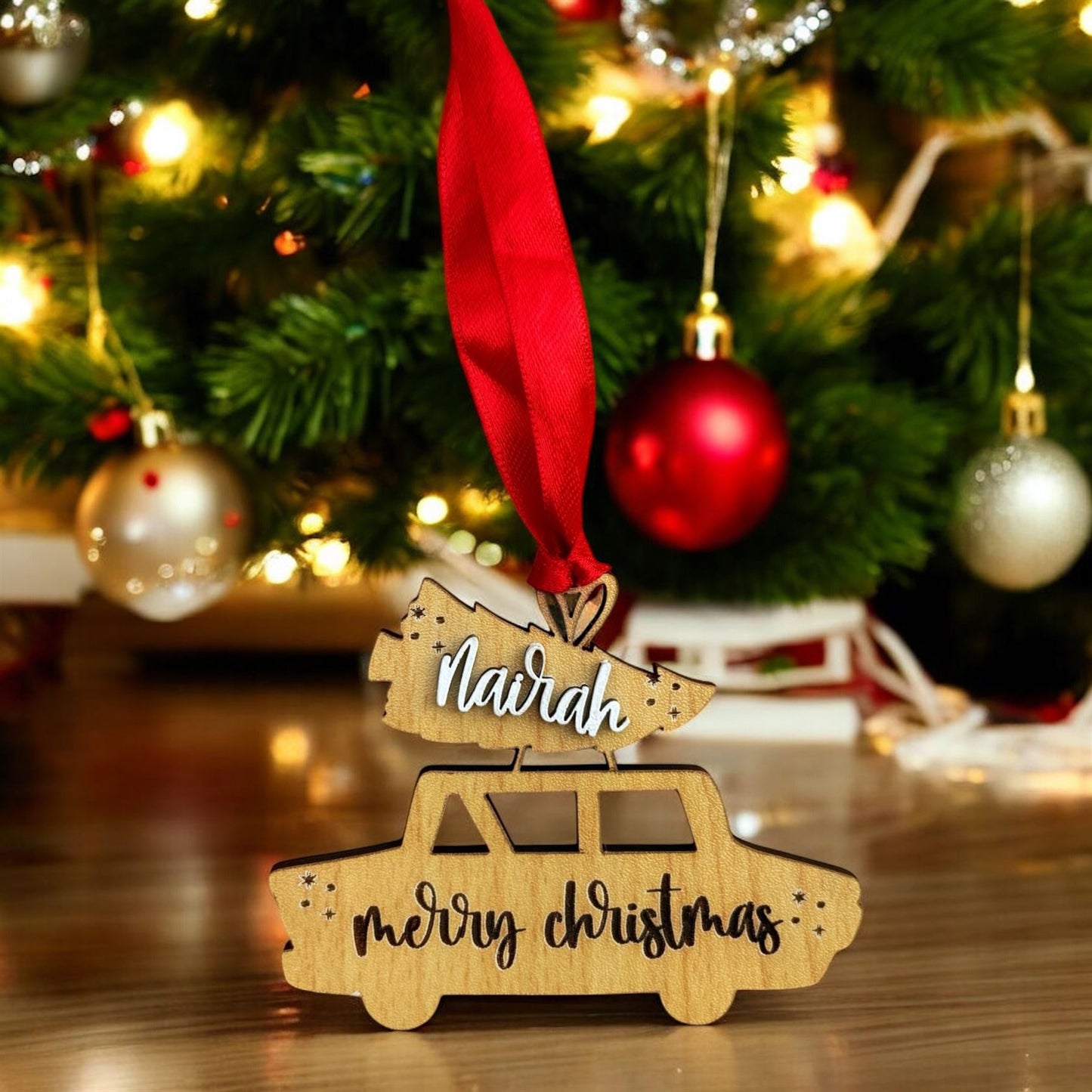 Personalized Santa Car