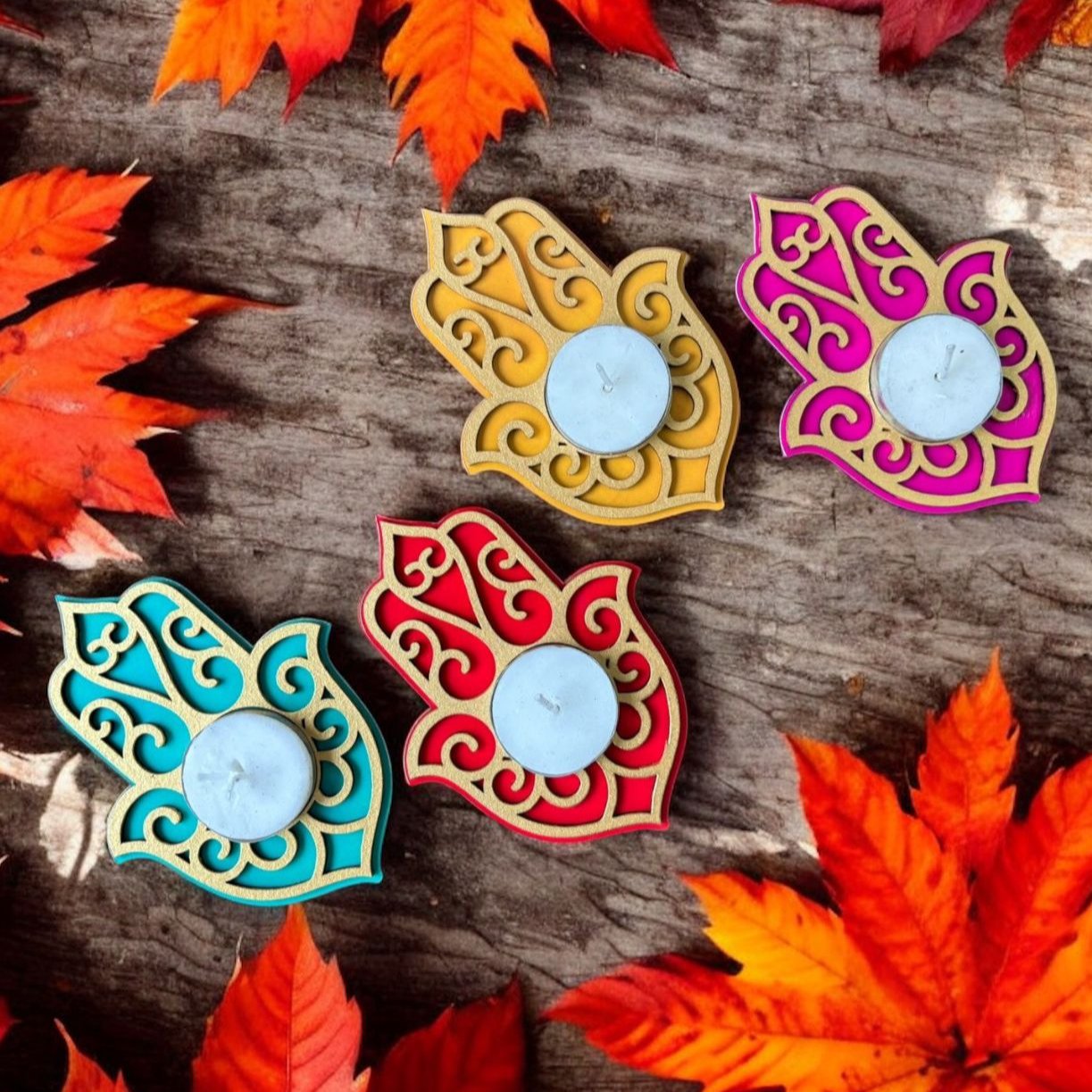 The Hamsa Diya (Set Of 4)