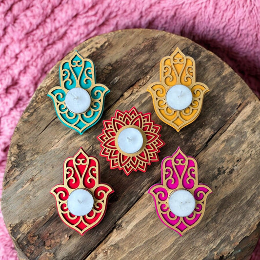 The Hamsa Flower Diya (Set Of 5)