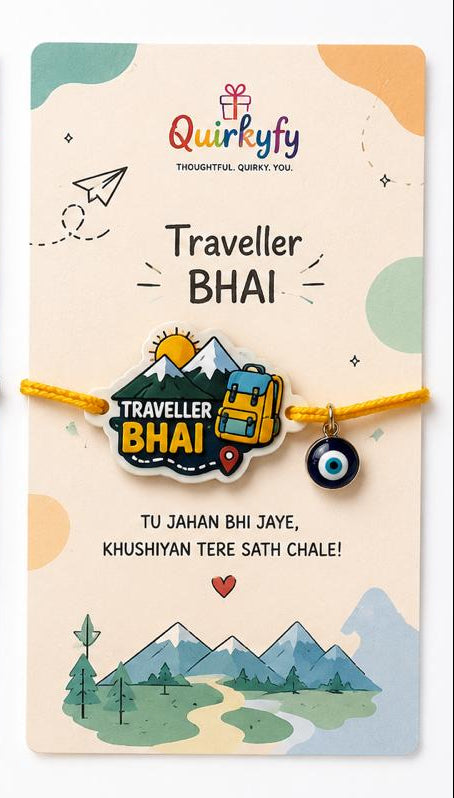 Traveller Bhai Rakhi Combo