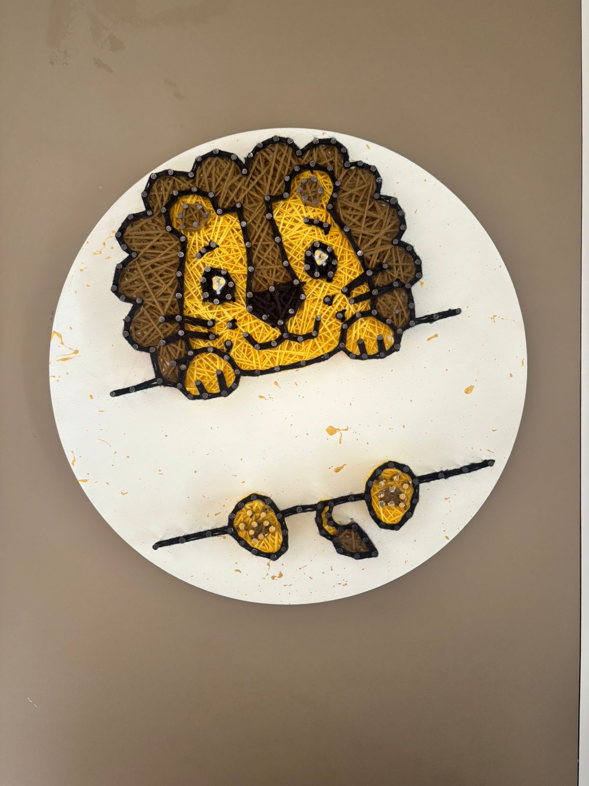 Shersingh String art nameplate
