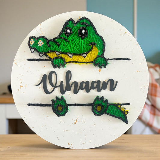 Aligator String Art