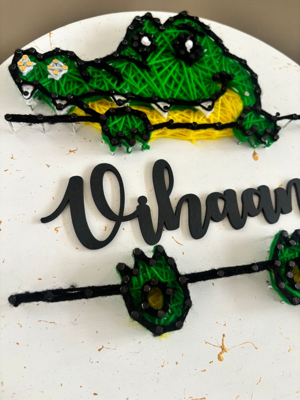 Aligator String Art