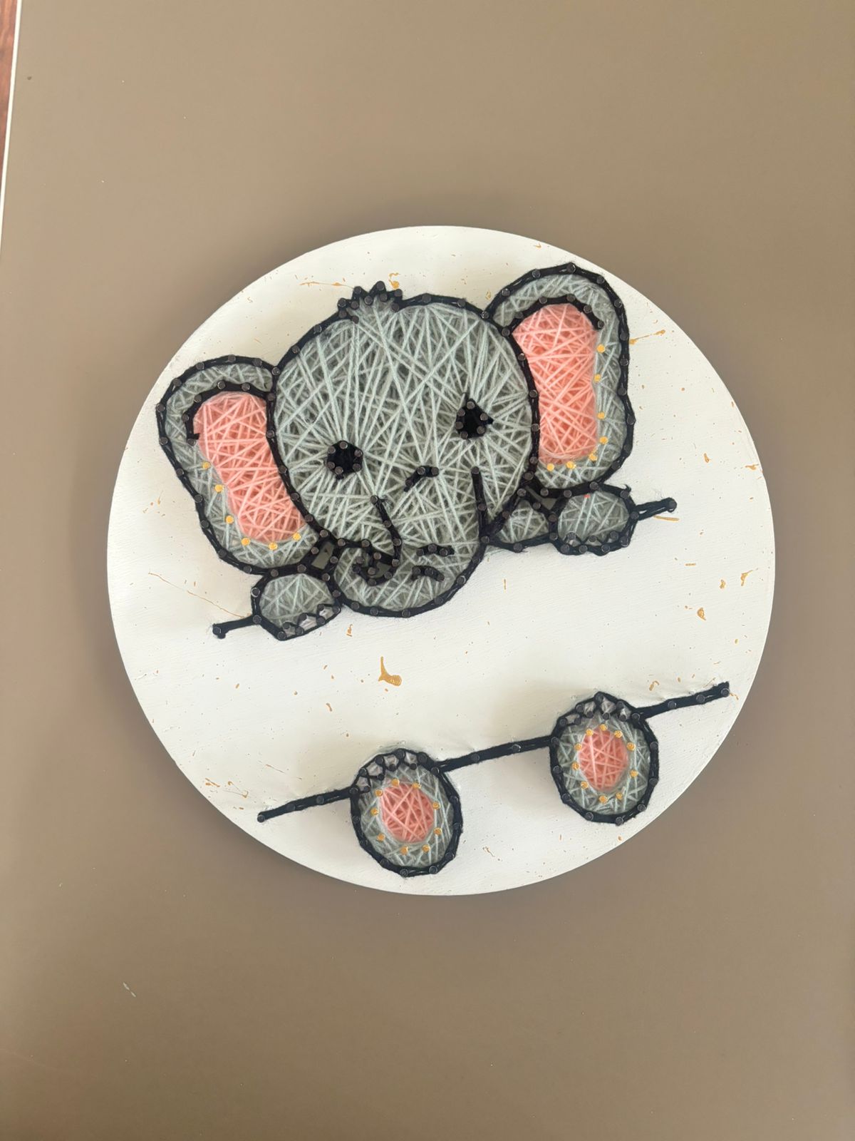 Cute Elephant string art