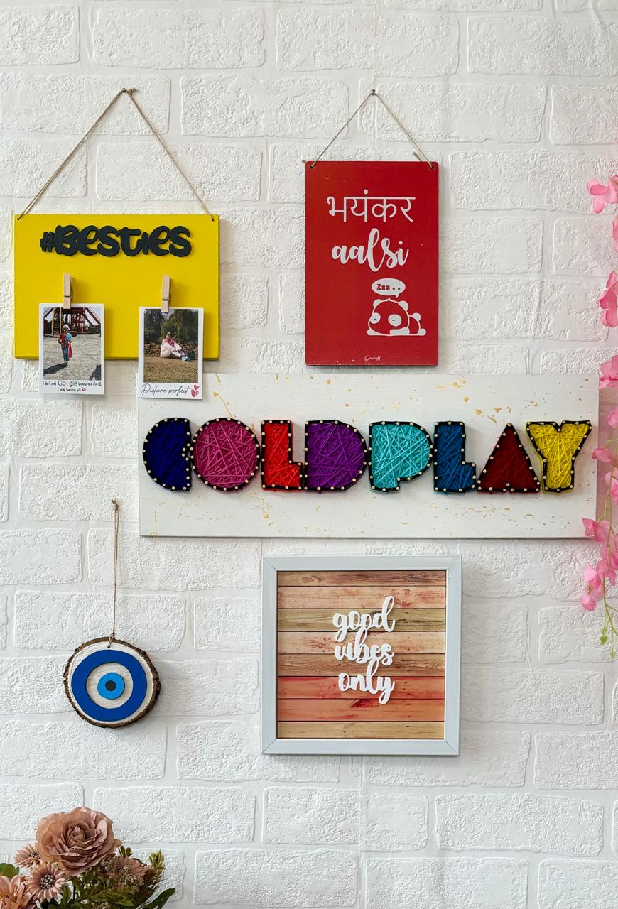 Vibrant Vibes Wall  Decor Combo