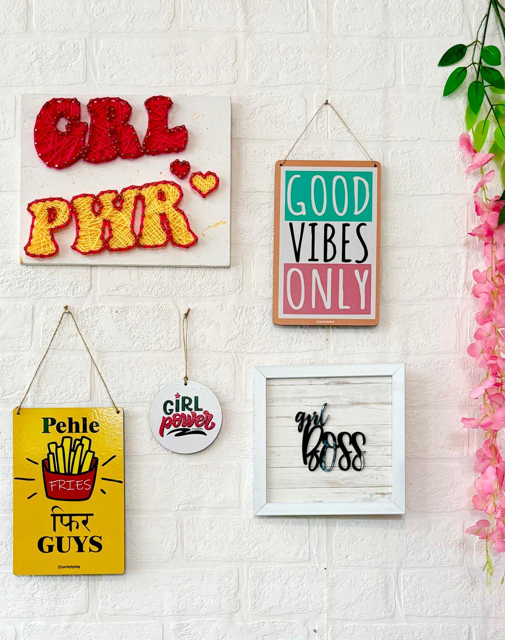 Empowered Chic Wall Decor Combo