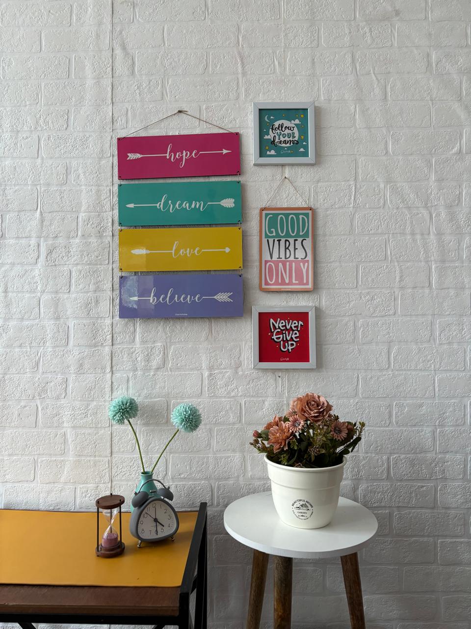 Motivational Moments Wall Decor Combo