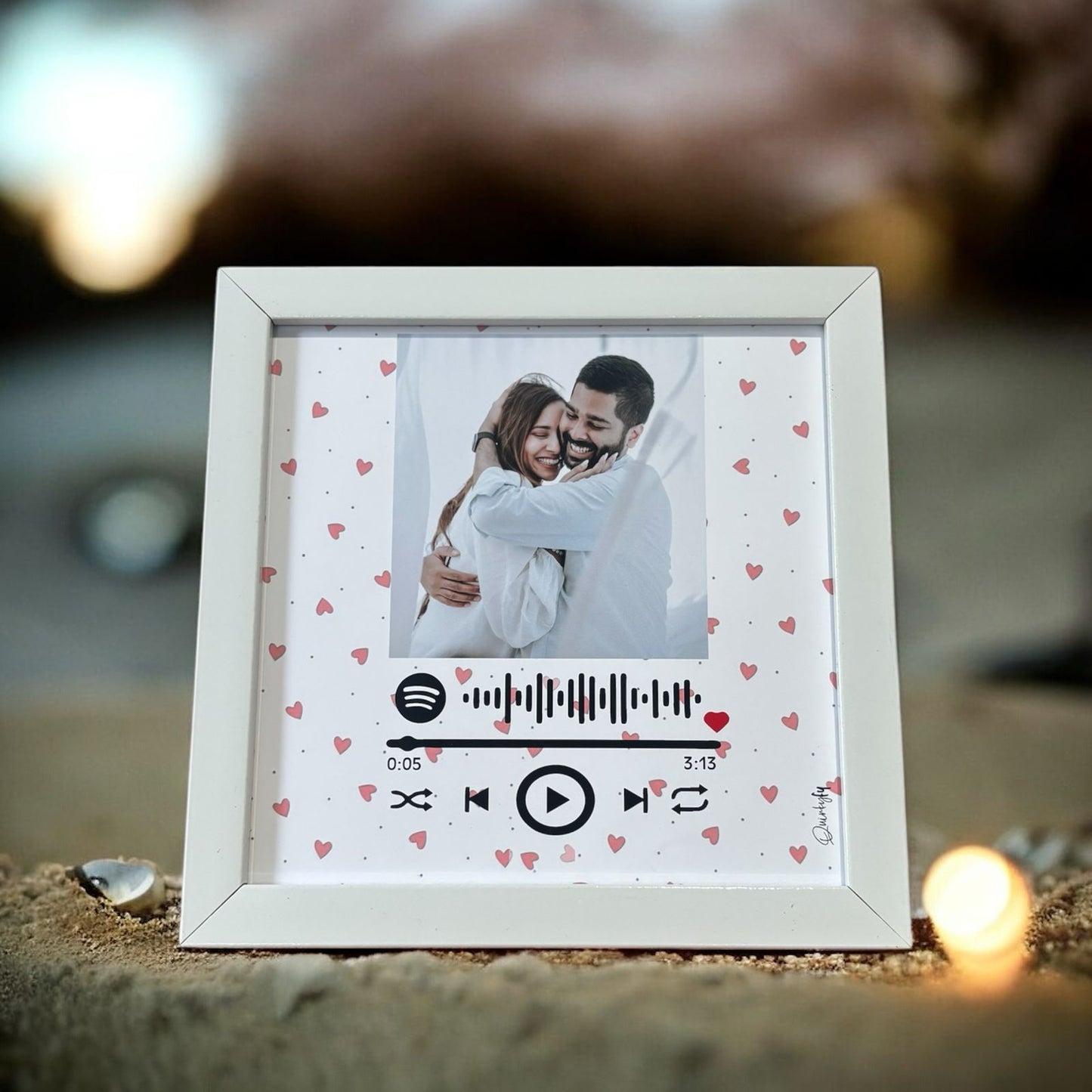 Spotify Frame White