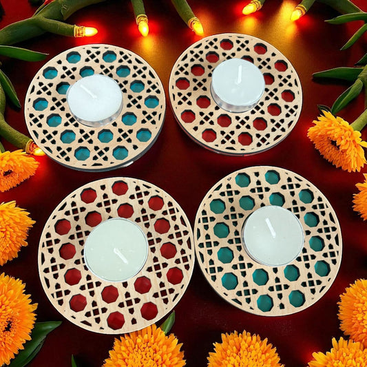 Rattan Mesh Styled Candles