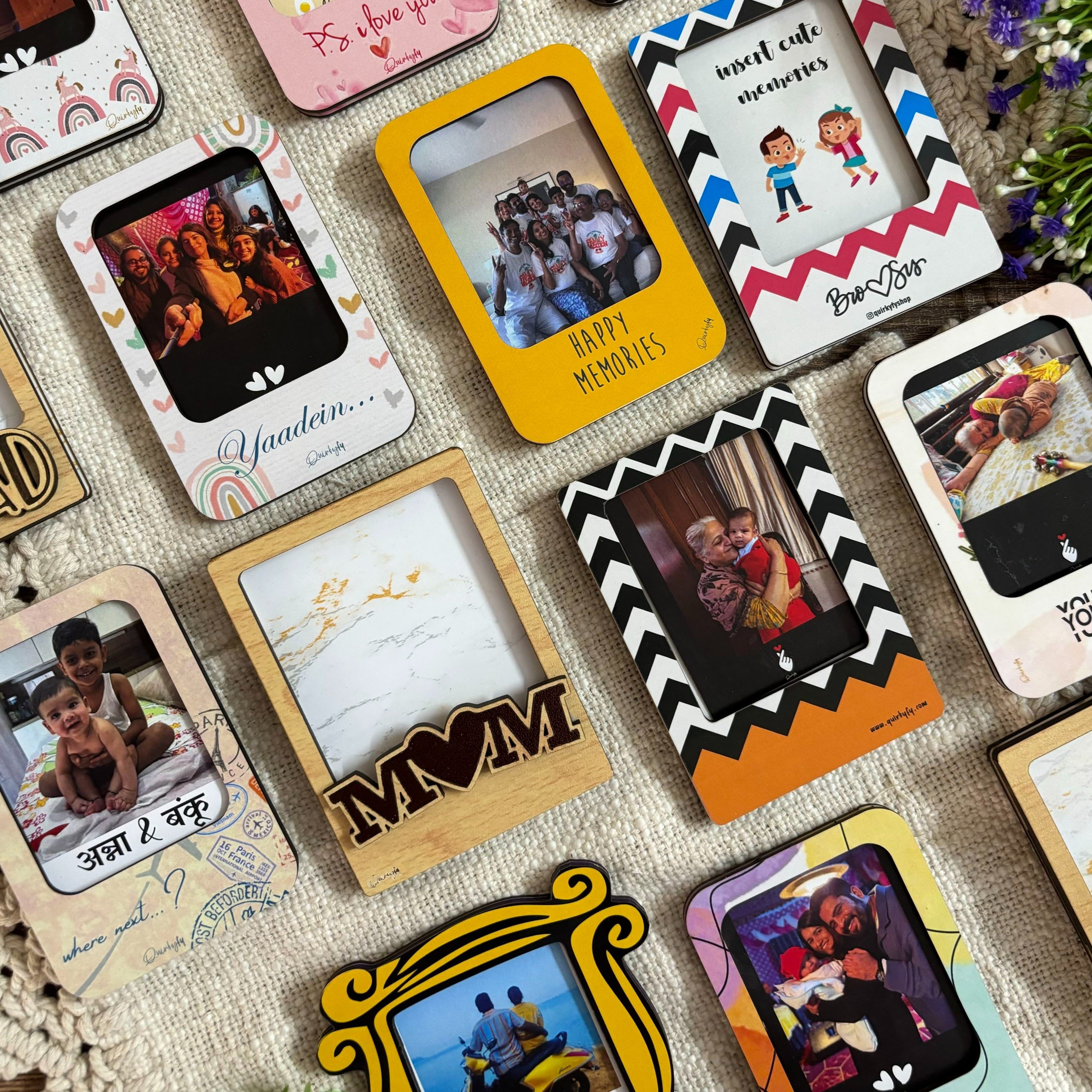 Magnet Collection Frame Photo Frame Magnets (Any Set Of 6) – QuirkyFY