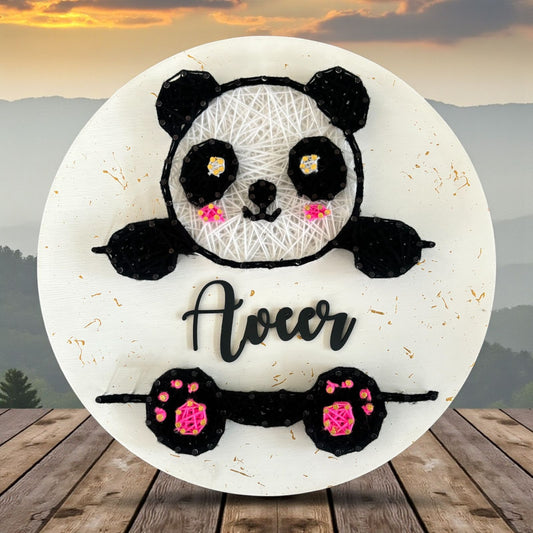 Panda String art