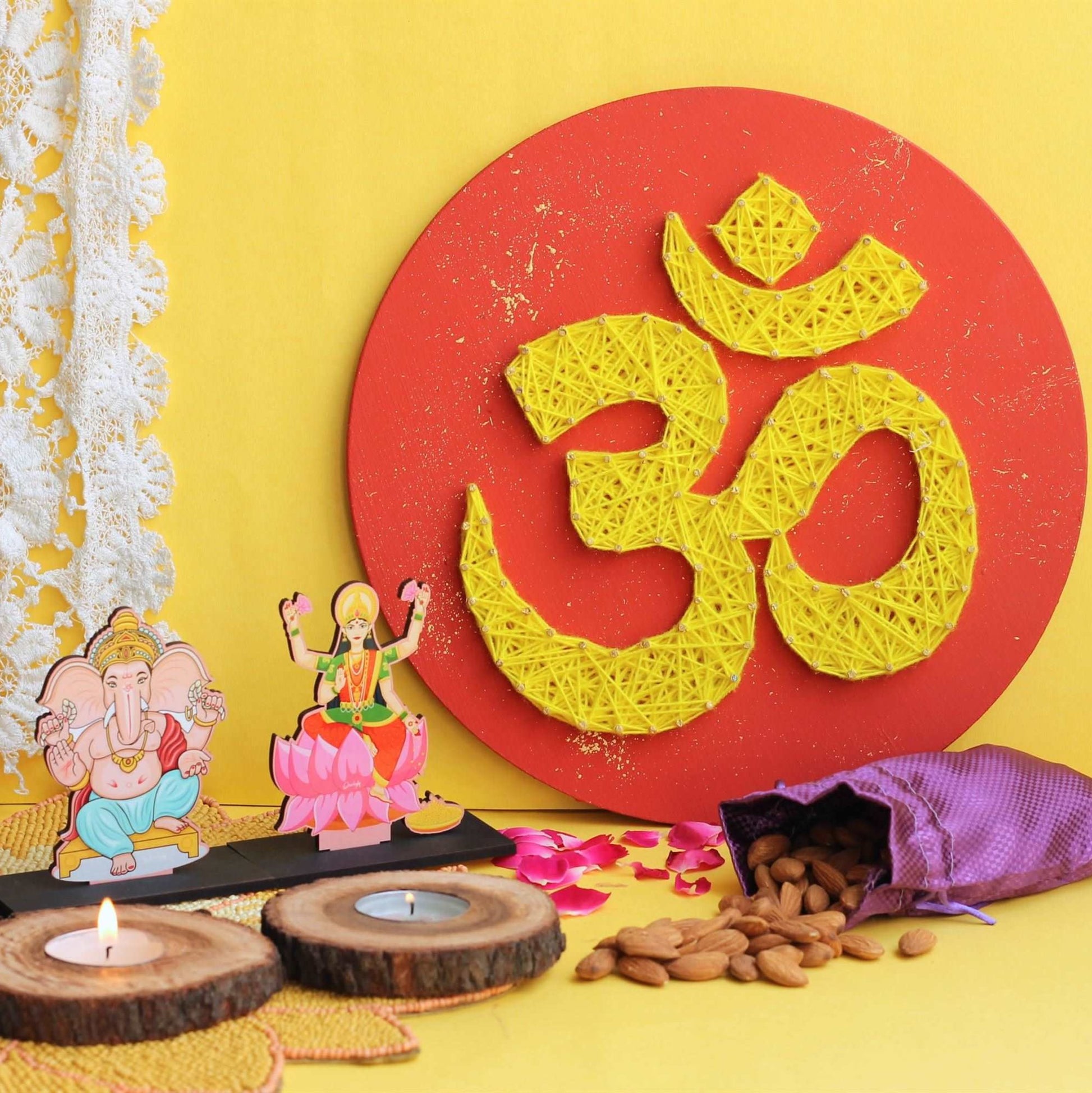 Om String Art Diwali Gift Box