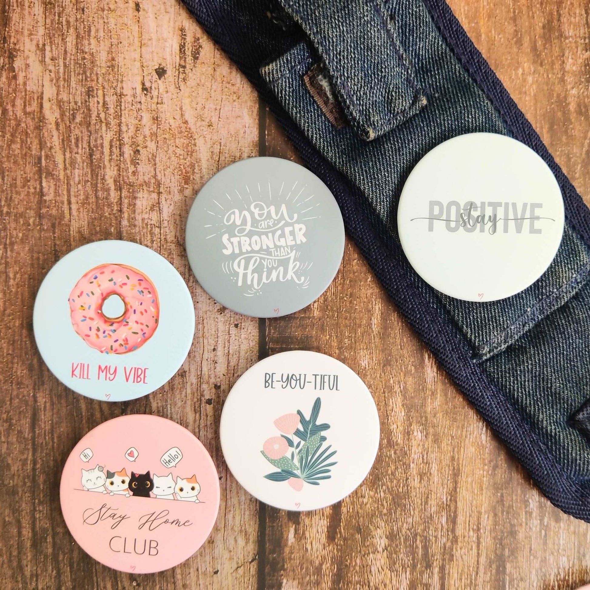 Stay Positive Badge Combo