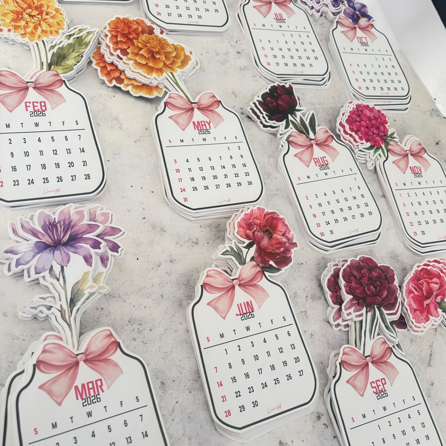 Bouquet Calendar 2026