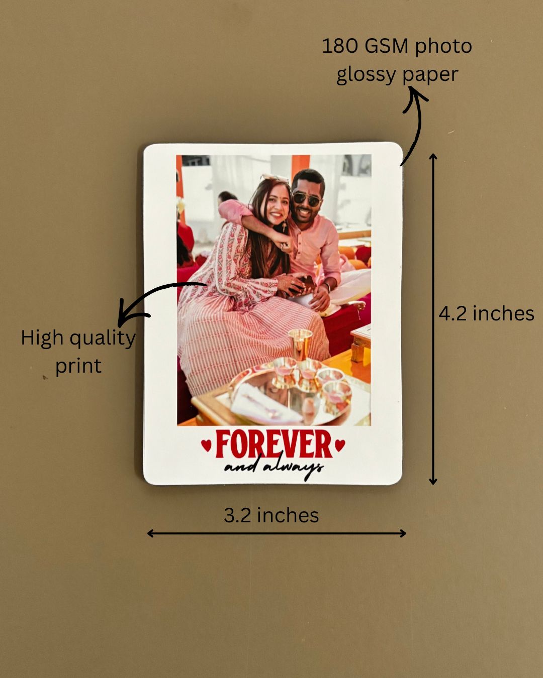 Always & Forever Magnetic Polaroids