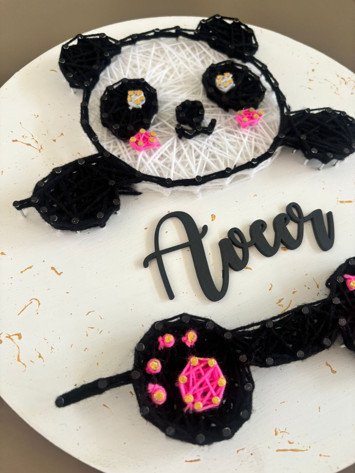 Panda String art